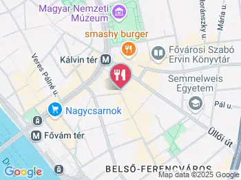 Fini'z Budapest a térképen