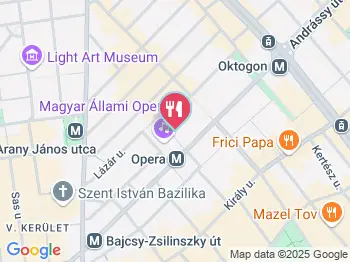 Finucci D' Thalia Budapest a térképen