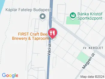 FIRST Craft Beer Brewery & Taproom Budapest a térképen