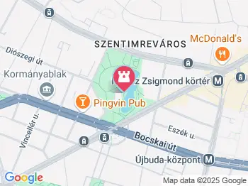 Fiú hallal Budapest a térképen