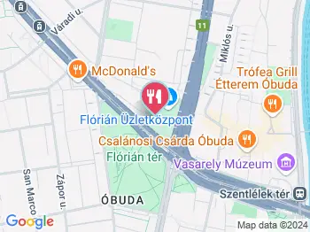 Flórián Repeta Étterem Budapest a térképen