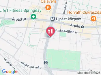 Foci Fagyizó Kkt. Budapest a térképen