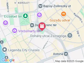 Földalatti Vasúti Múzeum Budapest a térképen