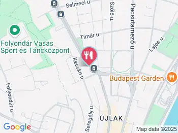 Fonódó Poharazó Budapest a térképen