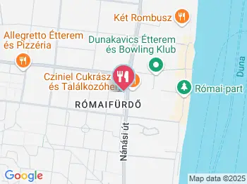 Fontana Cafe Budapest a térképen