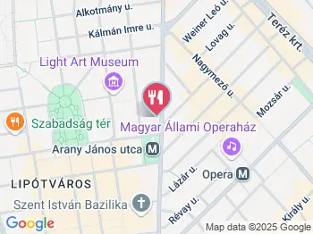 Food Choice Budapest a térképen