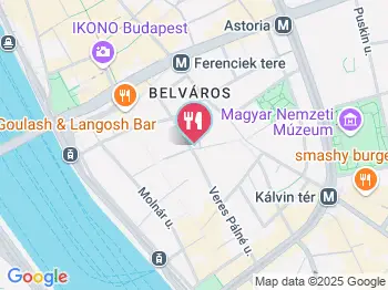 Forest Cafe Budapest a térképen