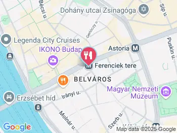 FFB - Fornetti Food & Beverage - Ferenciek tere Budapest a térképen