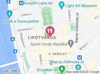 Forni di Napoli Bazilika Budapest a térképen