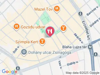 FourGuys Budapest a térképen