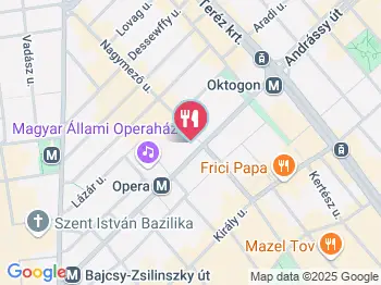 Főzelékfaló Ételbár - Nagymező utca Budapest a térképen