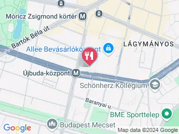 Főzelékvár - Fehérvári úti Vásárcsarnok Budapest a térképen