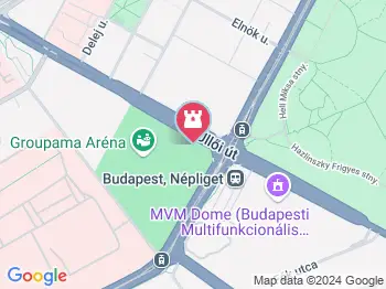 Fradi Múzeum Budapest a térképen