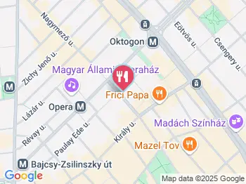 Fragola - Nagymező utca Budapest a térképen