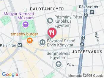 Zappa Cafe Budapest a térképen