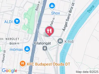 Fresh Corner - Mozaik utca Budapest a térképen