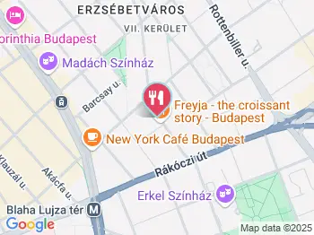 Freyja Budapest a térképen