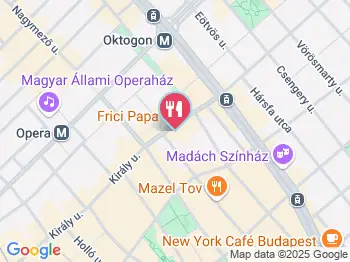 Frici Papa Kifőzdéje Budapest a térképen