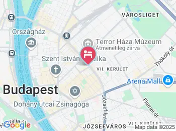 Friends Hostel Budapest a térképen