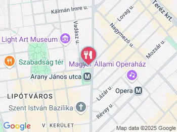 Friss Pékség - Bajcsy-Zsilinszky út Budapest a térképen