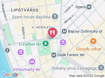 Fröccskocsma Budapest a térképen