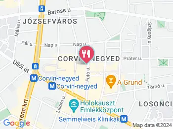 Fruitisimo - Corvin Plaza Budapest a térképen