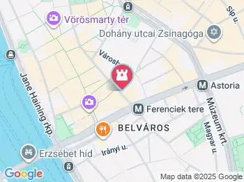 FUGA Budapest a térképen