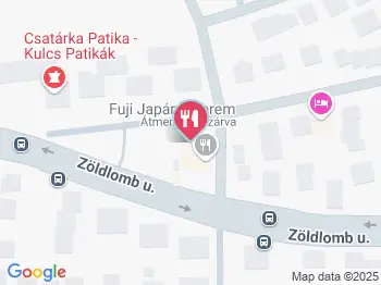 Fuji Japán Étterem Budapest a térképen
