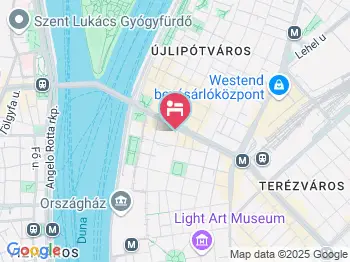 Full Moon Design Hostel Budapest a térképen