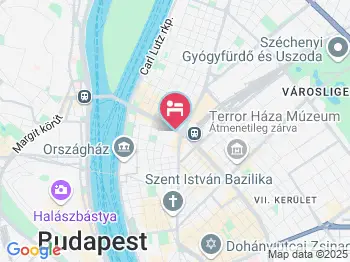 Full Moon Budapest a térképen