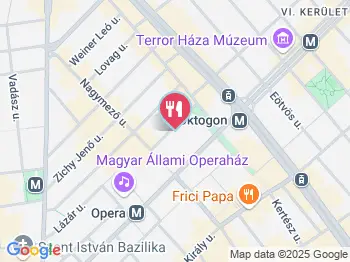 Funky Pho Budapest a térképen