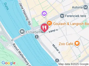 Furia Restobar Budapest a térképen