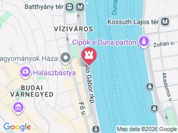 Furulyázó fiú miniszobor Budapest a térképen