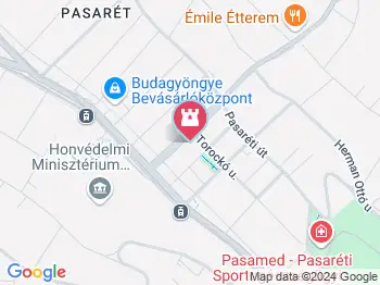 Gábor Áron emlékmű Budapest a térképen