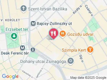 Gábor Szalon & Café Budapest a térképen