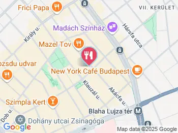 Galéria Cafe Pub Budapest a térképen