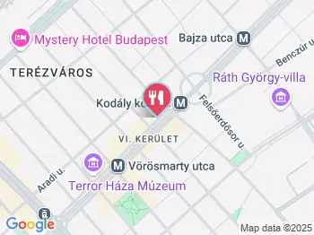 Gárden Budapest a térképen