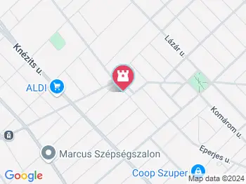 Gázmúzeum Budapest a térképen