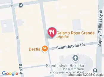 Gelarto Grande Budapest a térképen