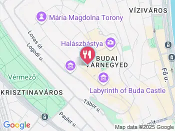 Gelateria No. 7. Budapest a térképen