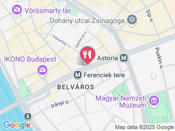 Gelateria Pichler Budapest a térképen