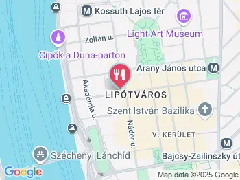 Gelateria Pomo D'oro Budapest a térképen