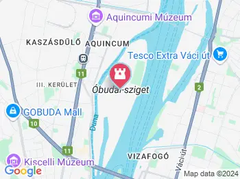 Generali Gyerek Sziget Budapest a térképen