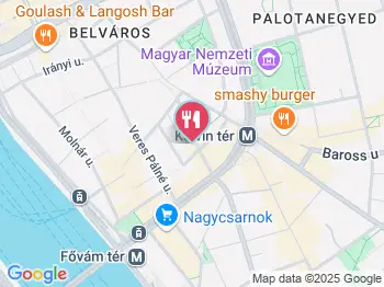 Gentry Coffee & Brunch Budapest a térképen