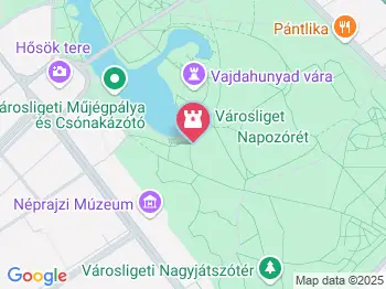 George Washington szobor Budapest a térképen