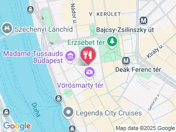Gerbeaud Sörház Budapest a térképen