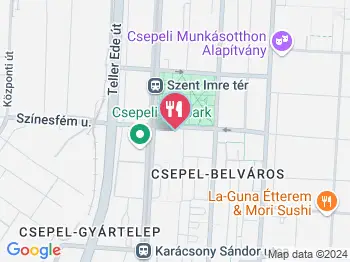 Gere Pékség - Csepel Budapest a térképen