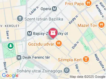 Gettófal Kiállítás Budapest a térképen