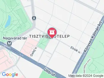 Géza fejedelem szobra Budapest a térképen