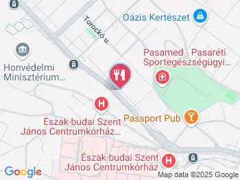 Gina Cukrászda - Szilágyi Erzsébet fasor Budapest a térképen